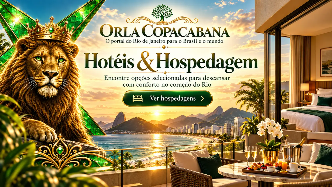 Hospedagem com vista para a orla do Rio de Janeiro